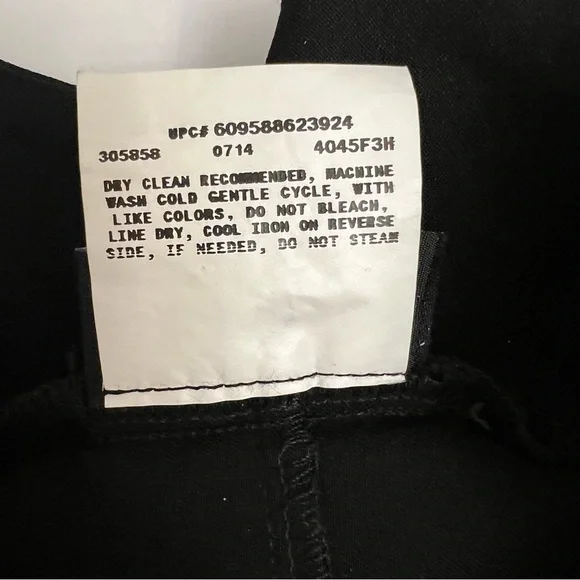 IZ BEYER Stretch High Waisted Pencil Skirt-Black - Picture 7 of 8